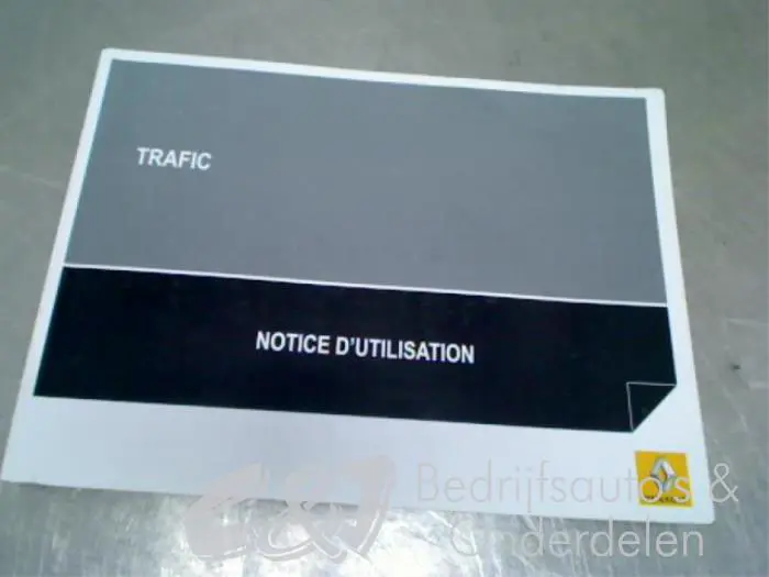 Instruction Booklet Renault Trafic